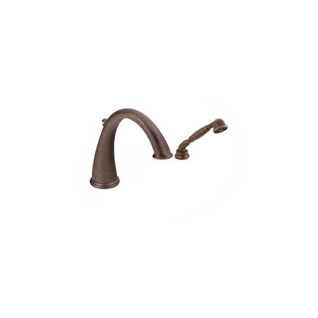 Moen Oil Rubbed Bronze Roman Tub Faucet Includes Hand Shower Iodigital Technology T9212ORB